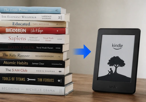 eBookDrop — send EPUB and PDF ebooks straight to your Kindle